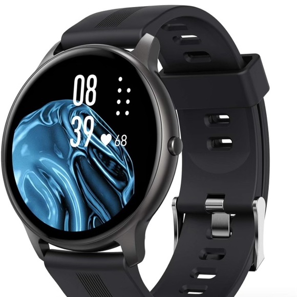 NWOT SMARTWATCH for android and iOS. Black, fitness tracker - Picture 2 of 7